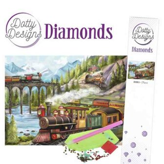 Dotty Designs Diamonds - Trains