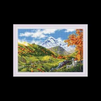 Mountain Village 60x40 borduurpakket