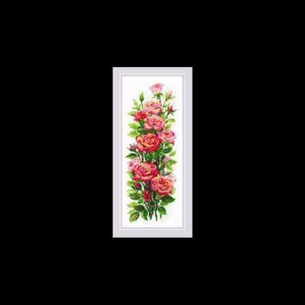 July roses 20x50  borduurpakket