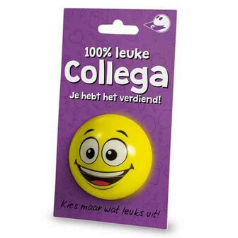 Cadeaukaart + Stressbal  Collega