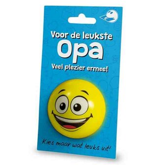 Cadeaukaart + Stressbal  Opa