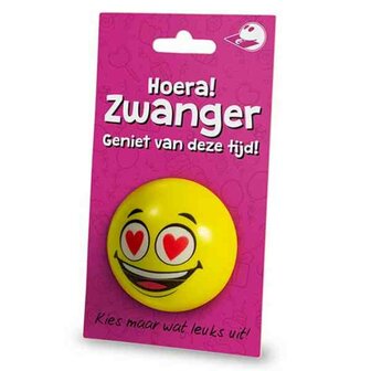 Cadeaukaart + Stressbal  Zwanger