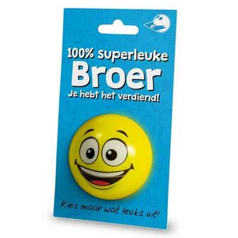 Cadeaukaart + Stressbal Broer