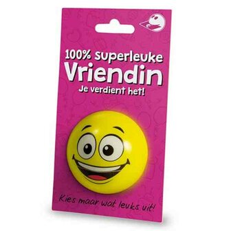 Cadeaukaart + Stressbal Vriendin