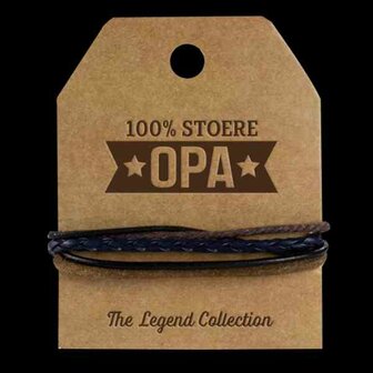 100 % Stoere Opa  Armband