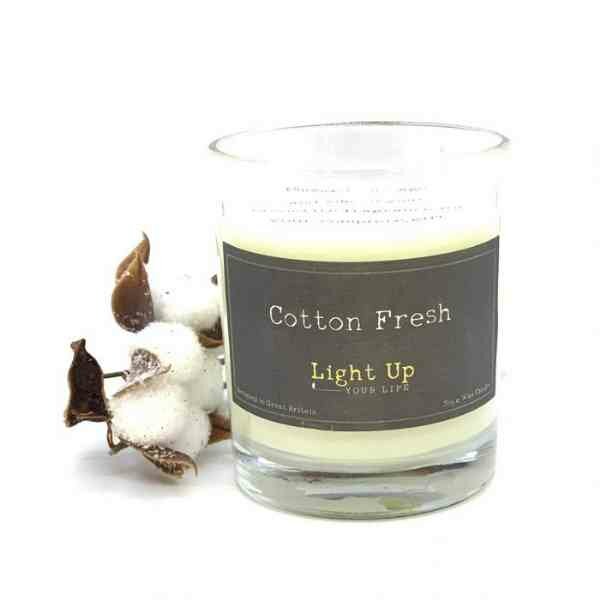 Light Up kaars -Cotton Fresh