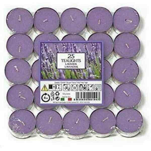 TEALIGHTS 25PCS Lavendel