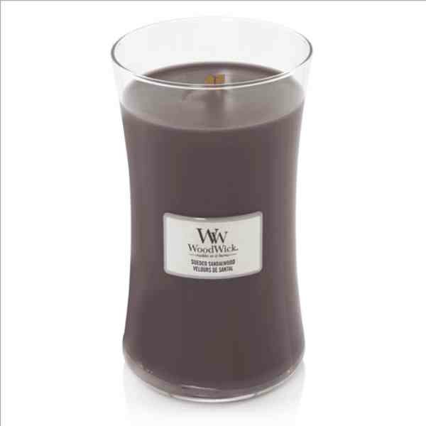 WoodWick Sueded Sandalwood Large Candle