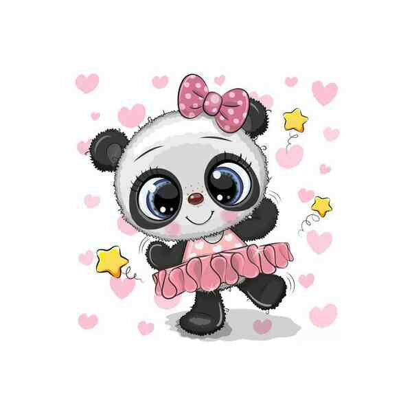 Diamond Painting Panda Ballerina WD2479