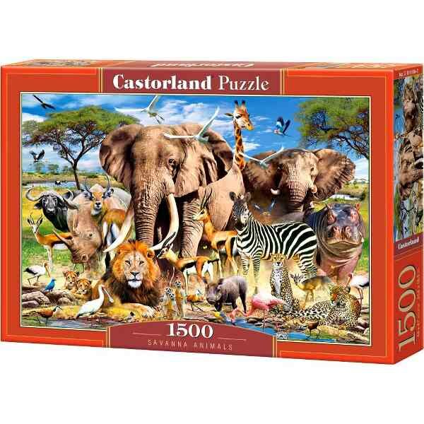 Savanna Animals Puzzel 1500 stukjes