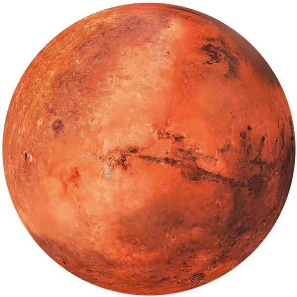 Mars Ronde puzzel 500 Stukjes