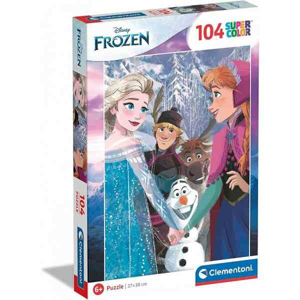 Puzzel 104 Stukjes Frozen, Kinderpuzzels