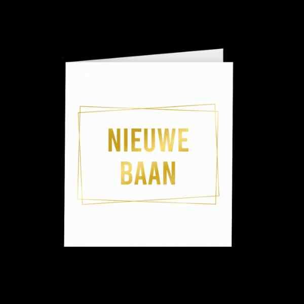 Gold White Cards nieuwe Baan