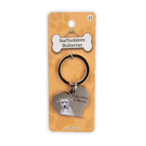 Staffordshire Bullterrier sleutelhanger