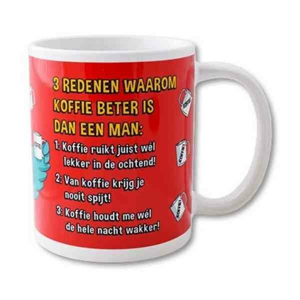 Funny Mug 3 goede redenen