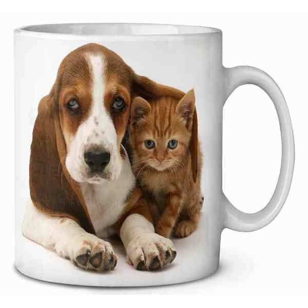 Basset + Kitten Koffie-thee mok