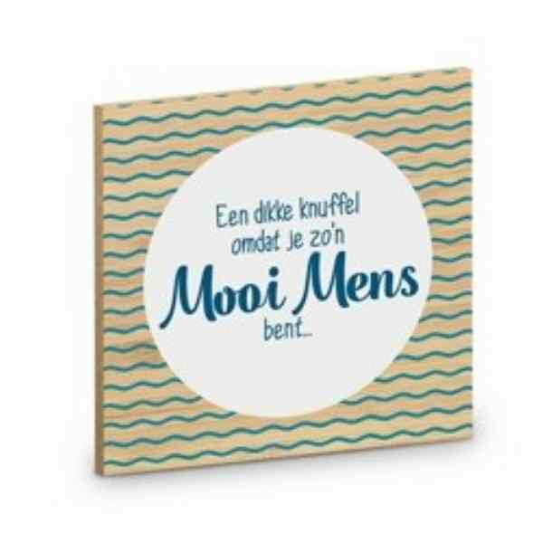 Onderzetter - Mooi Mens