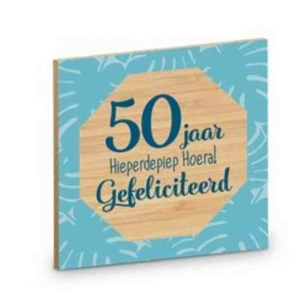 Onderzetter - 50 jaar