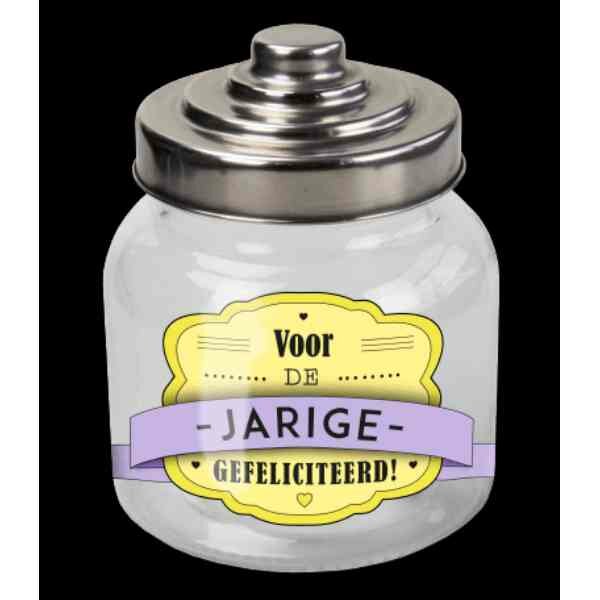 Snoeppot Jarige Gefeliciteerd