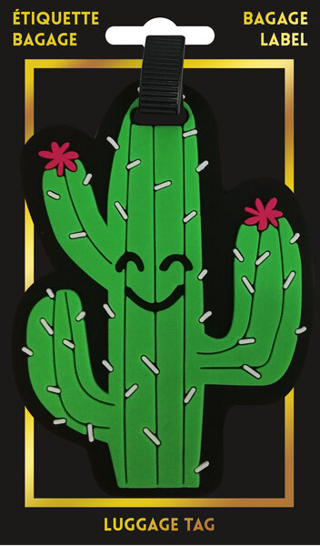 Bagagelabel Cactus