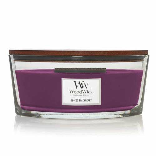 Woodwick Spiced Blackberry Ellipse Candle