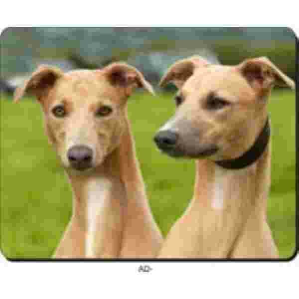 2 Whippets Muismat