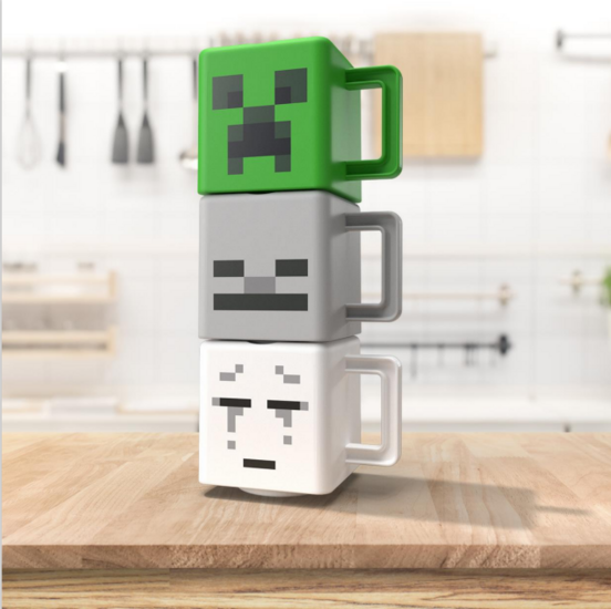 MINECRAFT - 3 Stacking Mug