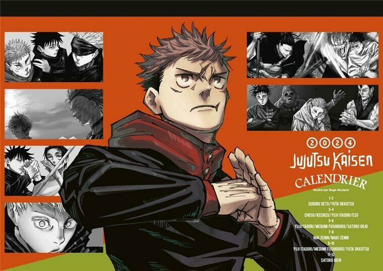 JUJUTSU KAISEN - Calendrier 2024