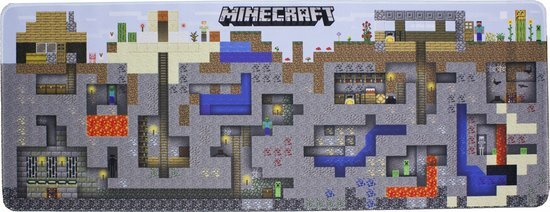 Minecraft World Bureau Mat