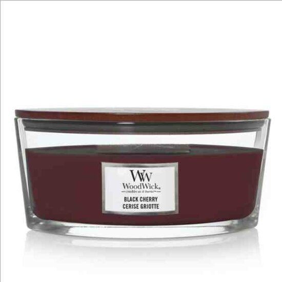 WoodWick Black Cherry Ellipse Candle