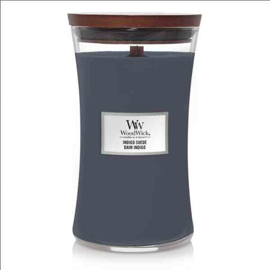 WoodWick Indigo Suede Large  Candle