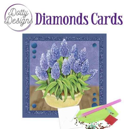 Diamond Painting Wenskaart  - Hyacinth