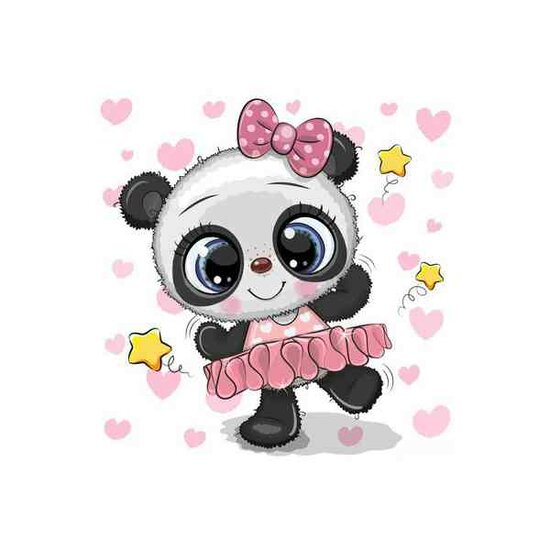 Diamond Painting Panda Ballerina WD2479