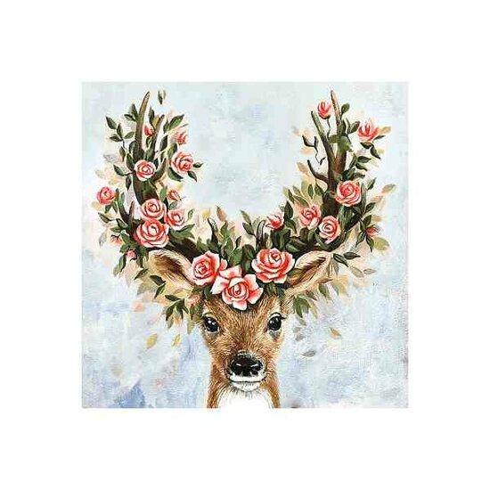 Diamond  Painting Flower Deer  38*38