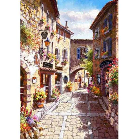 Eze Village Puzzel 1000 stukjes