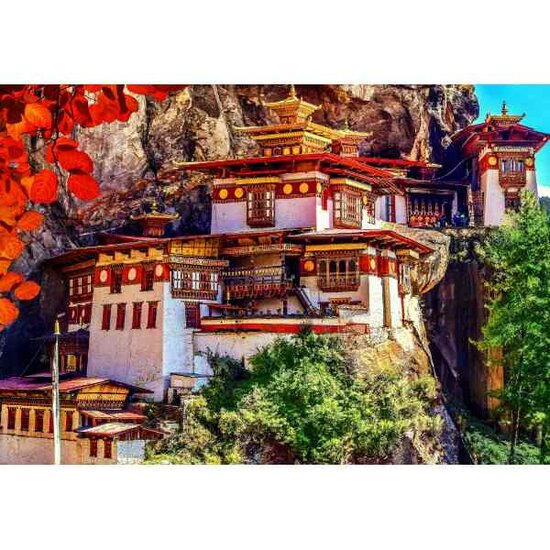 Taktsang, Bhutan Puzzel 1000 stukjes