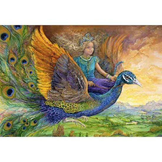 Peacock Princess-  Puzzel 1000 stukjes