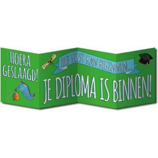 Surprise Card - Diploma Geslaagd