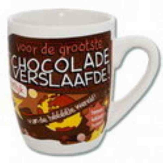 Cartoonmok Chocoladeverslaafde