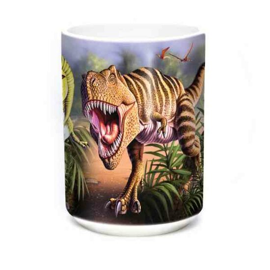 Dinosaur Mug Rex Collage