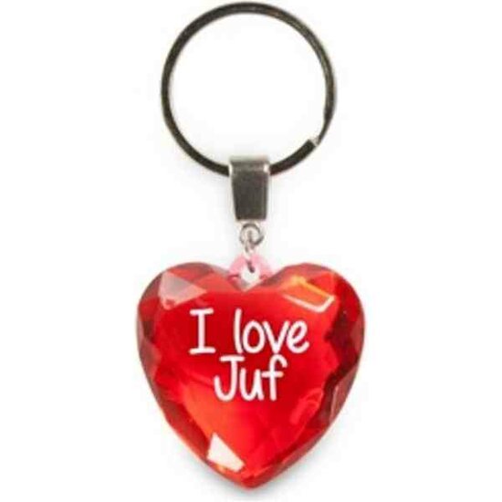 Diamond Sleutelhanger I Love Juf