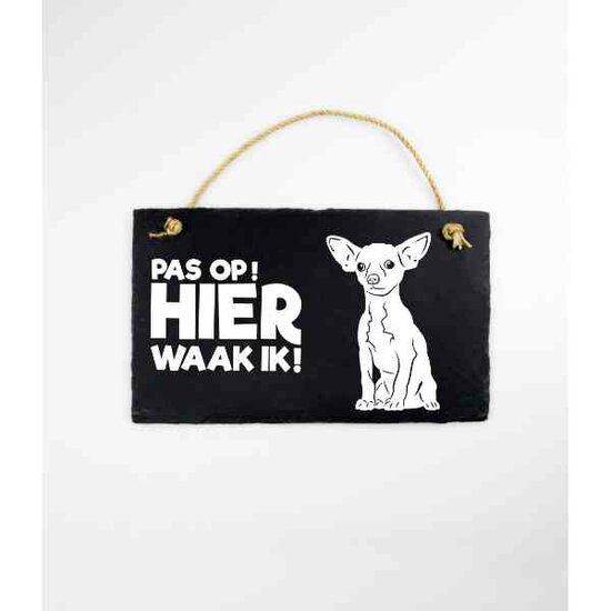 Leisteen Dieren - Chihuahua / Spreuktegel