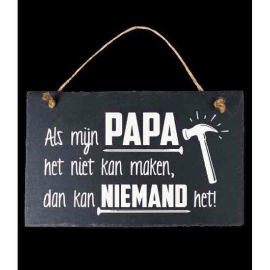 Stone Slogans Papa / Spreuktegel