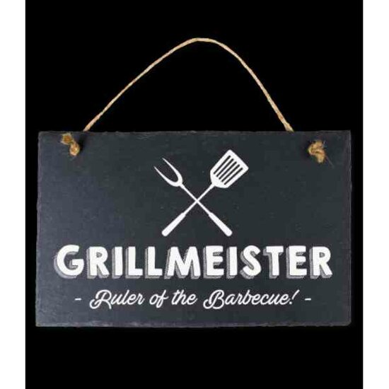 Stone Slogans Grillmeister / Spreuktegel