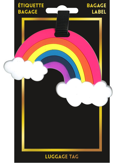 Bagagelabel Regenboog