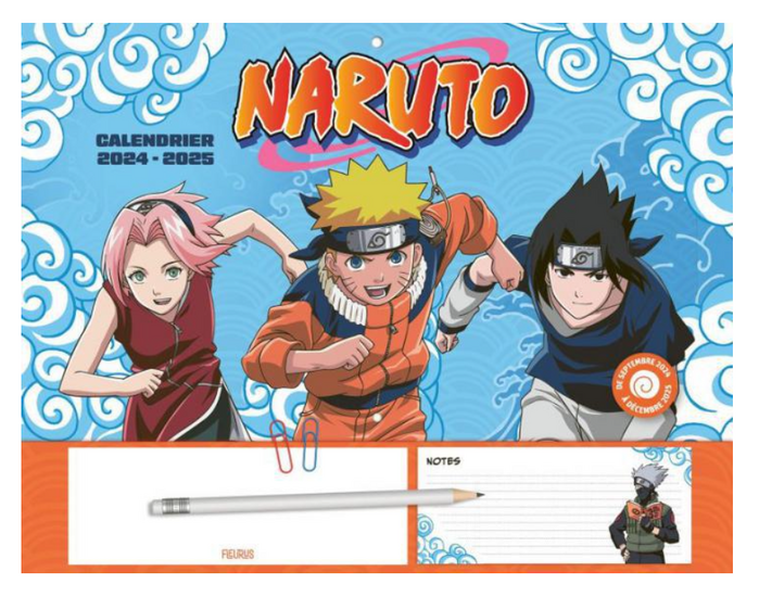 NARUTO - Le calendrier 2024/2025