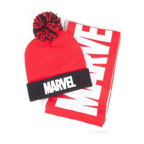 MARVEL - Beanie &amp; Scarf